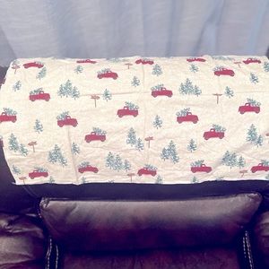 Set of flannel full sheets with cute Christmas trucks. Very soft and comfy!